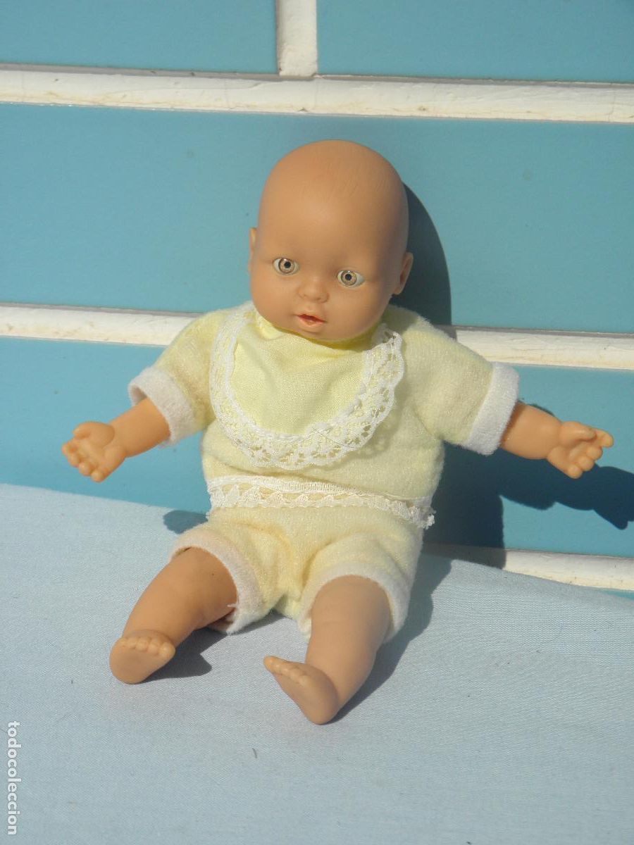 Mu&ntilde;ecas espa&ntilde;olas modernas: Antiguo mu&ntilde;eco beb&eacute; blandito estilo mini beb&eacute; - Foto 1
