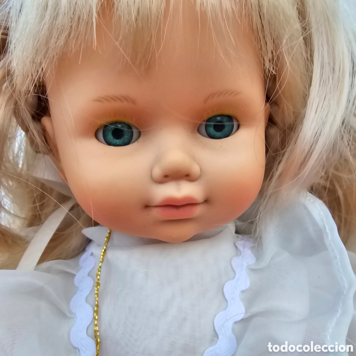 Mu&ntilde;ecas espa&ntilde;olas modernas: MU&Ntilde;ECA COMUNION B.B,FUNCIONA VELA. - Foto 3