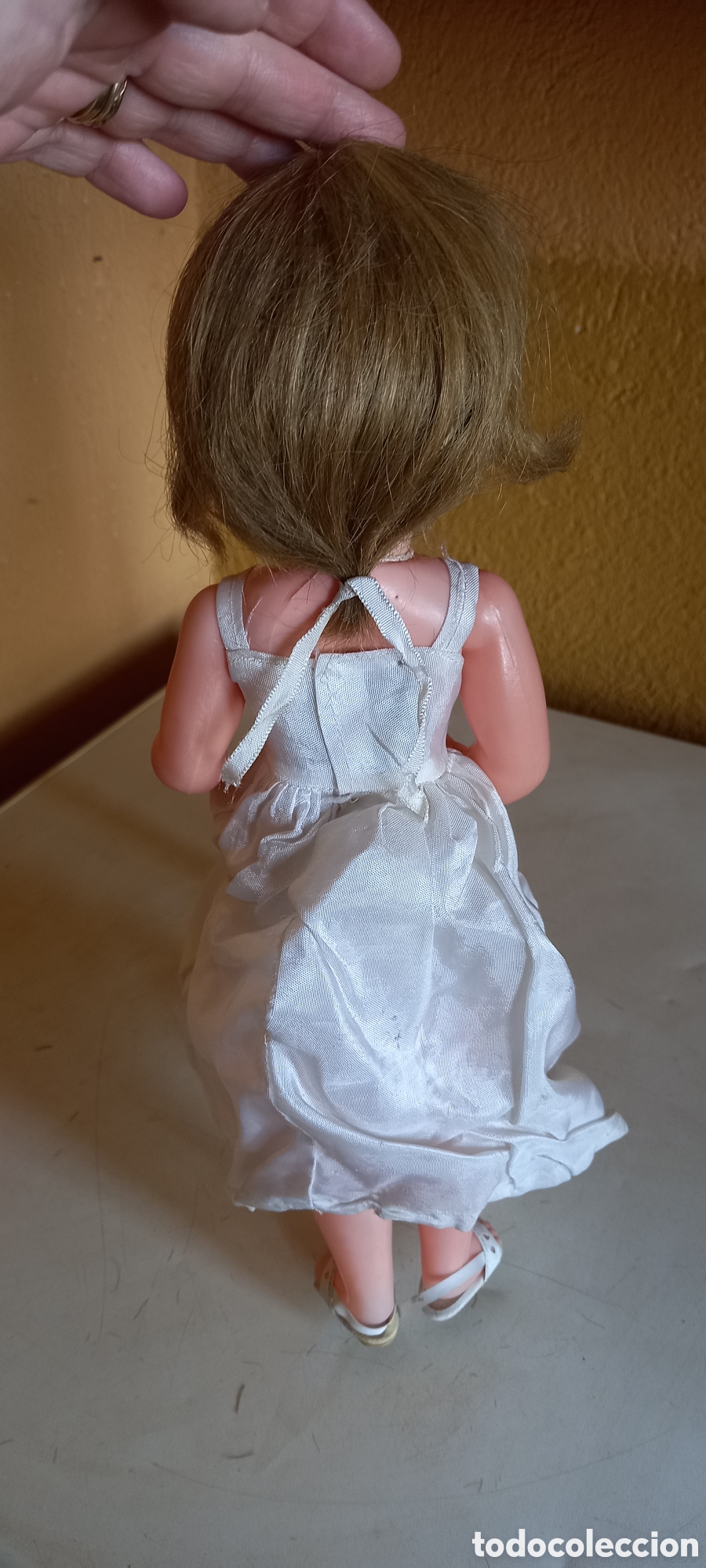 Mu&ntilde;ecas espa&ntilde;olas modernas: ANTIGUA MU&Ntilde;ECA DE COMUNION MIDE 36CM APROX - Foto 7