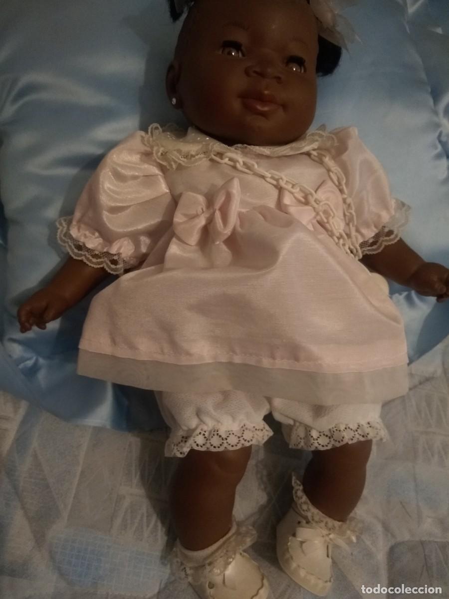 Mu&ntilde;ecas espa&ntilde;olas modernas: Mu&ntilde;eca de color 40 cms. Dice una frase - Foto 5