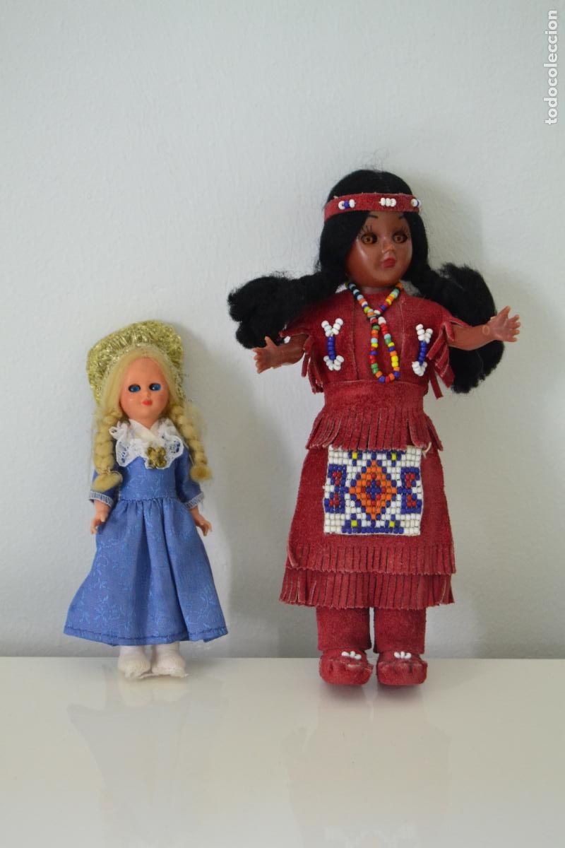 Mu&ntilde;ecas espa&ntilde;olas modernas: CG-27 LOTE DE DOS MU&Ntilde;ECAS DE CELULOIDE, - Foto 2