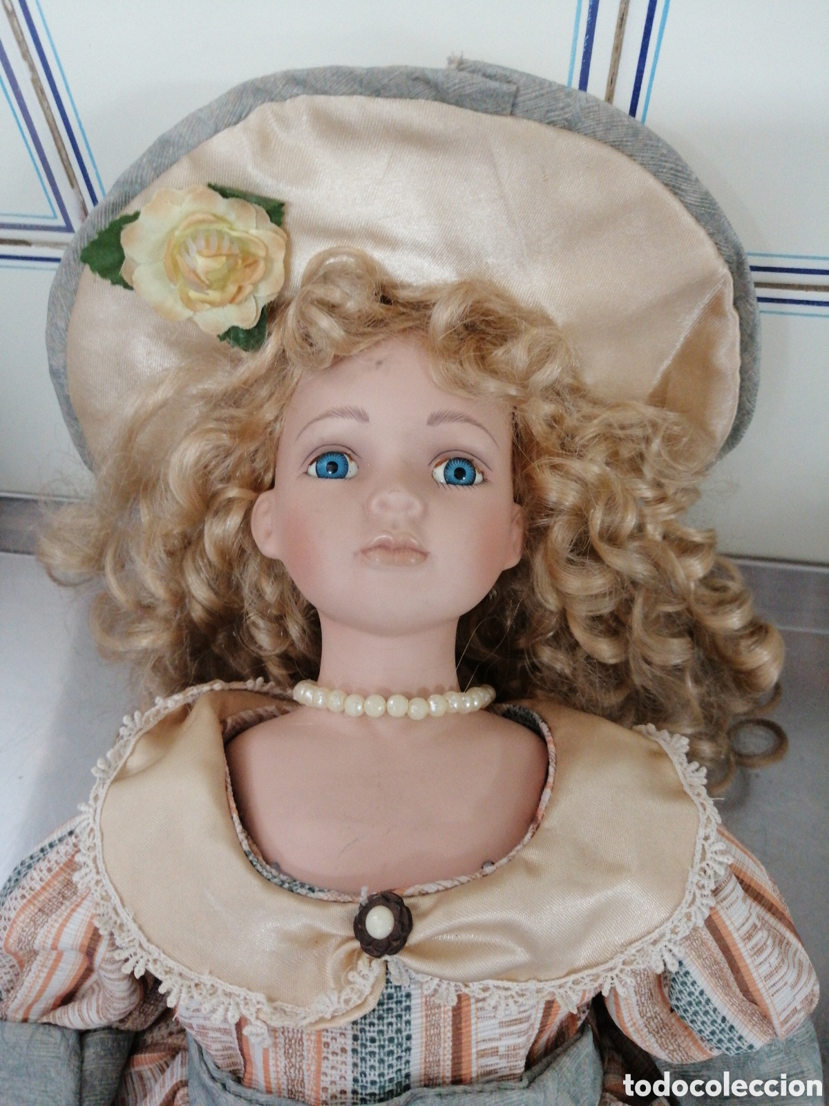 Mu&ntilde;ecas espa&ntilde;olas modernas: Mu&ntilde;eca de porcelana - Foto 2