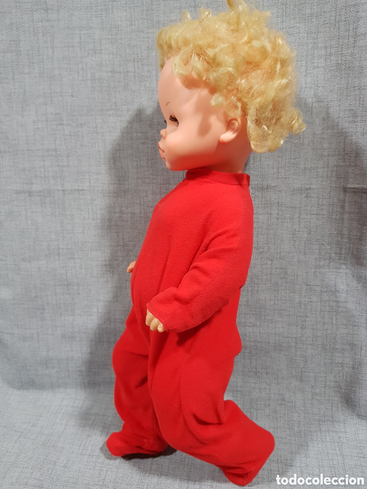 Mu&ntilde;ecas espa&ntilde;olas modernas: MU&Ntilde;ECA BEB&Eacute; RUBIO PIP&Iacute; BB 44 CMS. OJOS DURMIENTES. - Foto 5