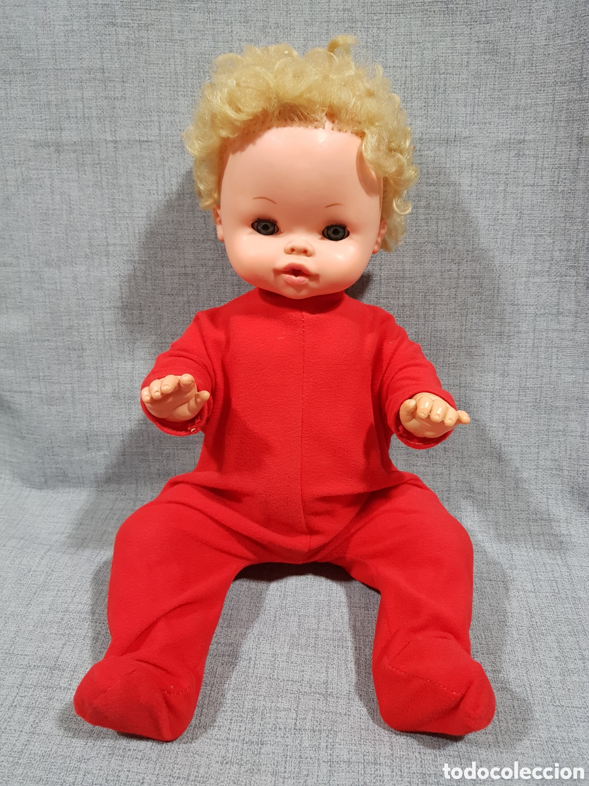 Mu&ntilde;ecas espa&ntilde;olas modernas: MU&Ntilde;ECA BEB&Eacute; RUBIO PIP&Iacute; BB 44 CMS. OJOS DURMIENTES. - Foto 8