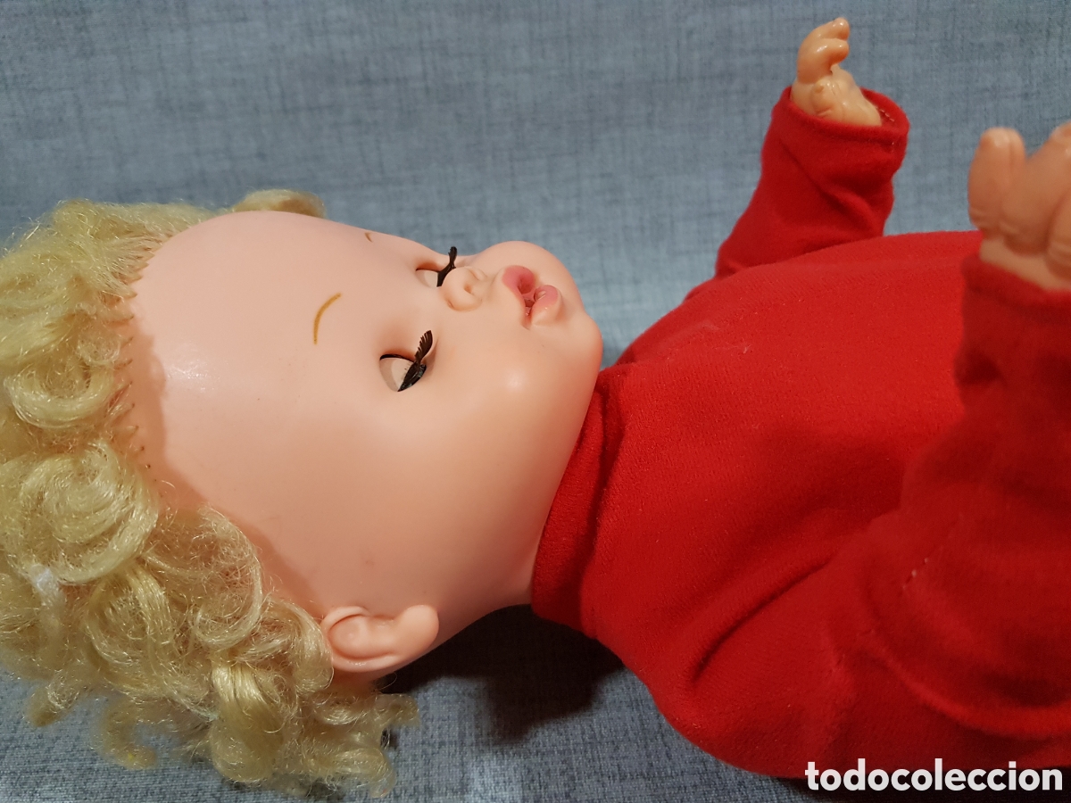 Mu&ntilde;ecas espa&ntilde;olas modernas: MU&Ntilde;ECA BEB&Eacute; RUBIO PIP&Iacute; BB 44 CMS. OJOS DURMIENTES. - Foto 11