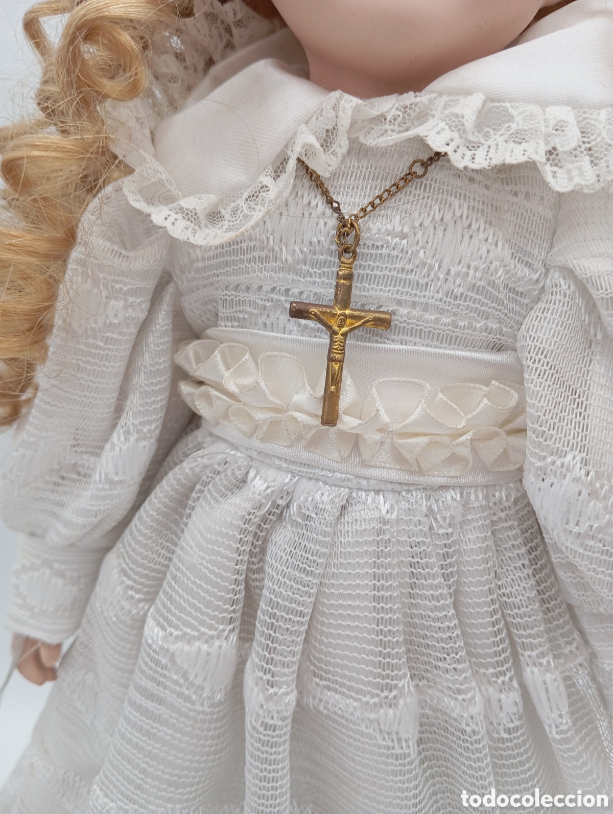 Mu&ntilde;ecas espa&ntilde;olas modernas: Mu&ntilde;eca porcelana de primera comuni&oacute;n - Foto 9