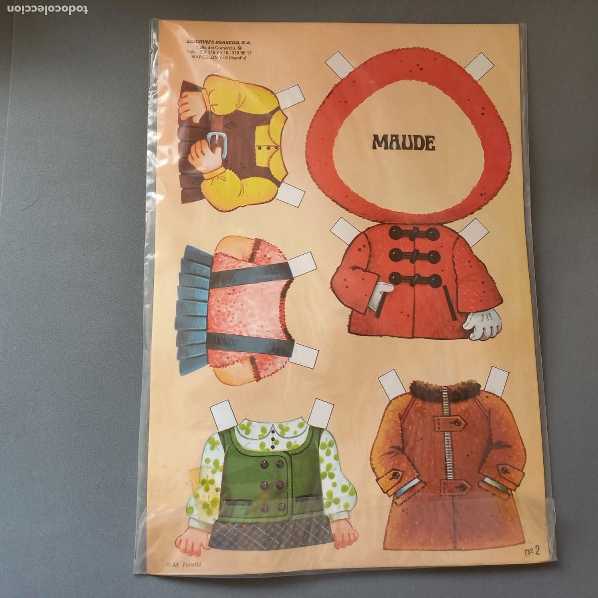 Mu&ntilde;ecas espa&ntilde;olas modernas: Maude n&ordm; 2 Mu&ntilde;eca recortable de Ediciones Beascoa - Foto 2