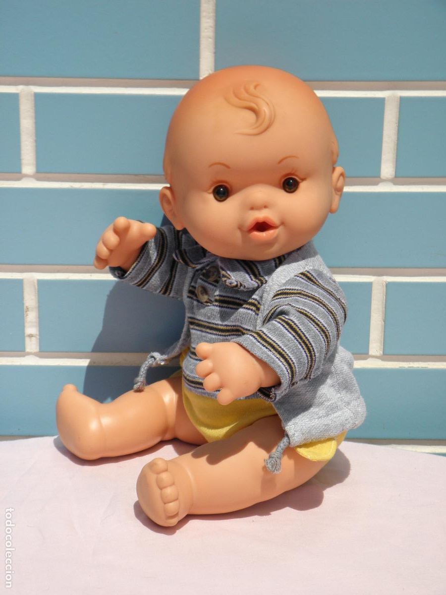 Mu&ntilde;ecas espa&ntilde;olas modernas: Antiguo mu&ntilde;eco beb&eacute; Cocol&iacute;n de Jesmar - Foto 1