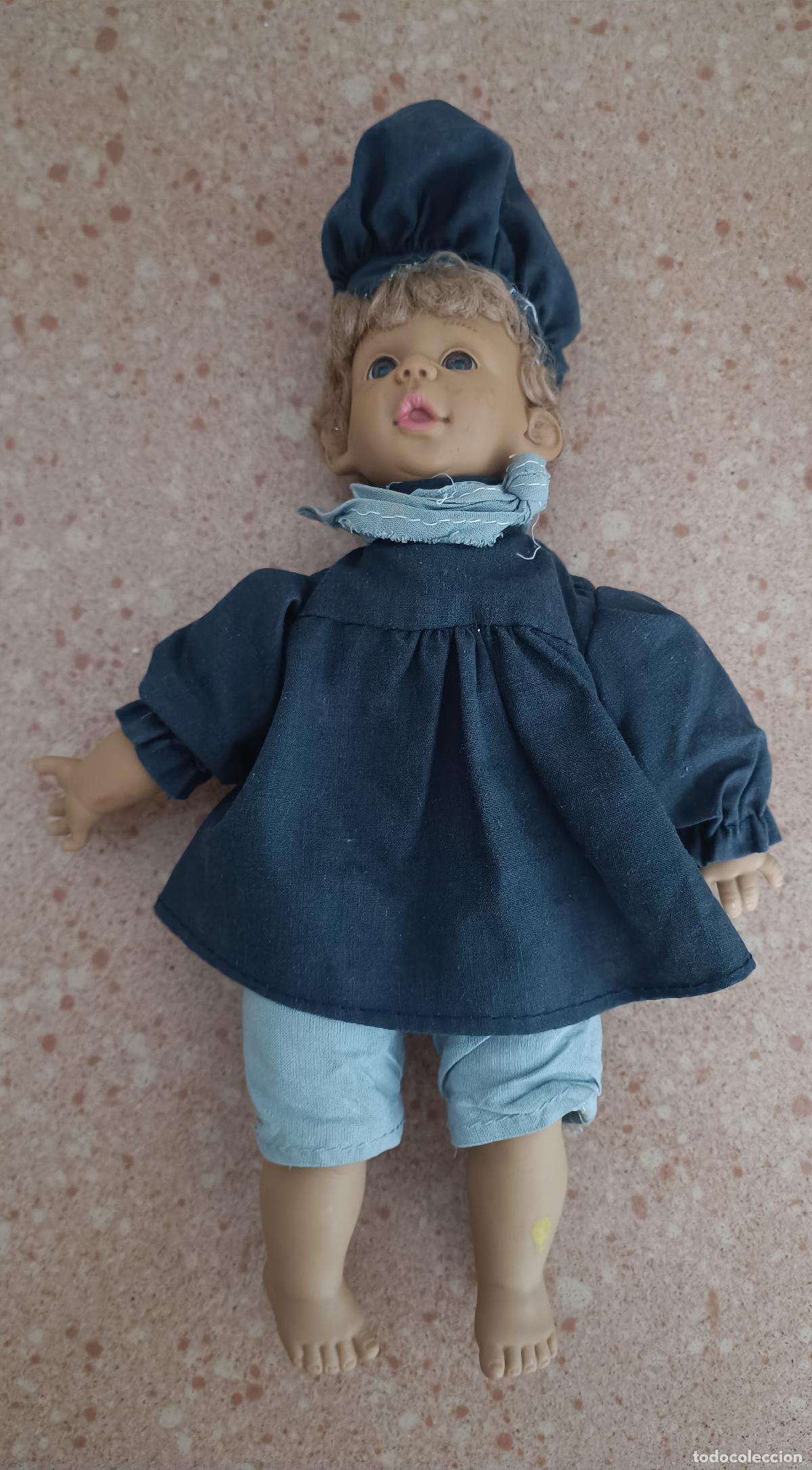 Mu&ntilde;ecas espa&ntilde;olas modernas: MU&Ntilde;ECO ANTIGUO CON SU ROPA 30 cm. - Foto 1