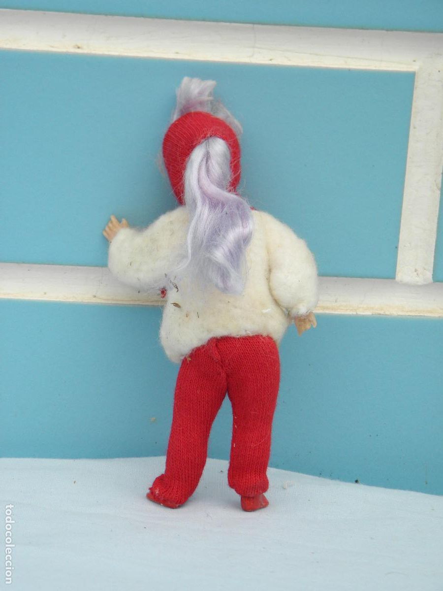 Mu&ntilde;ecas espa&ntilde;olas modernas: Antigua mu&ntilde;eca de celuloide articulada - Foto 2