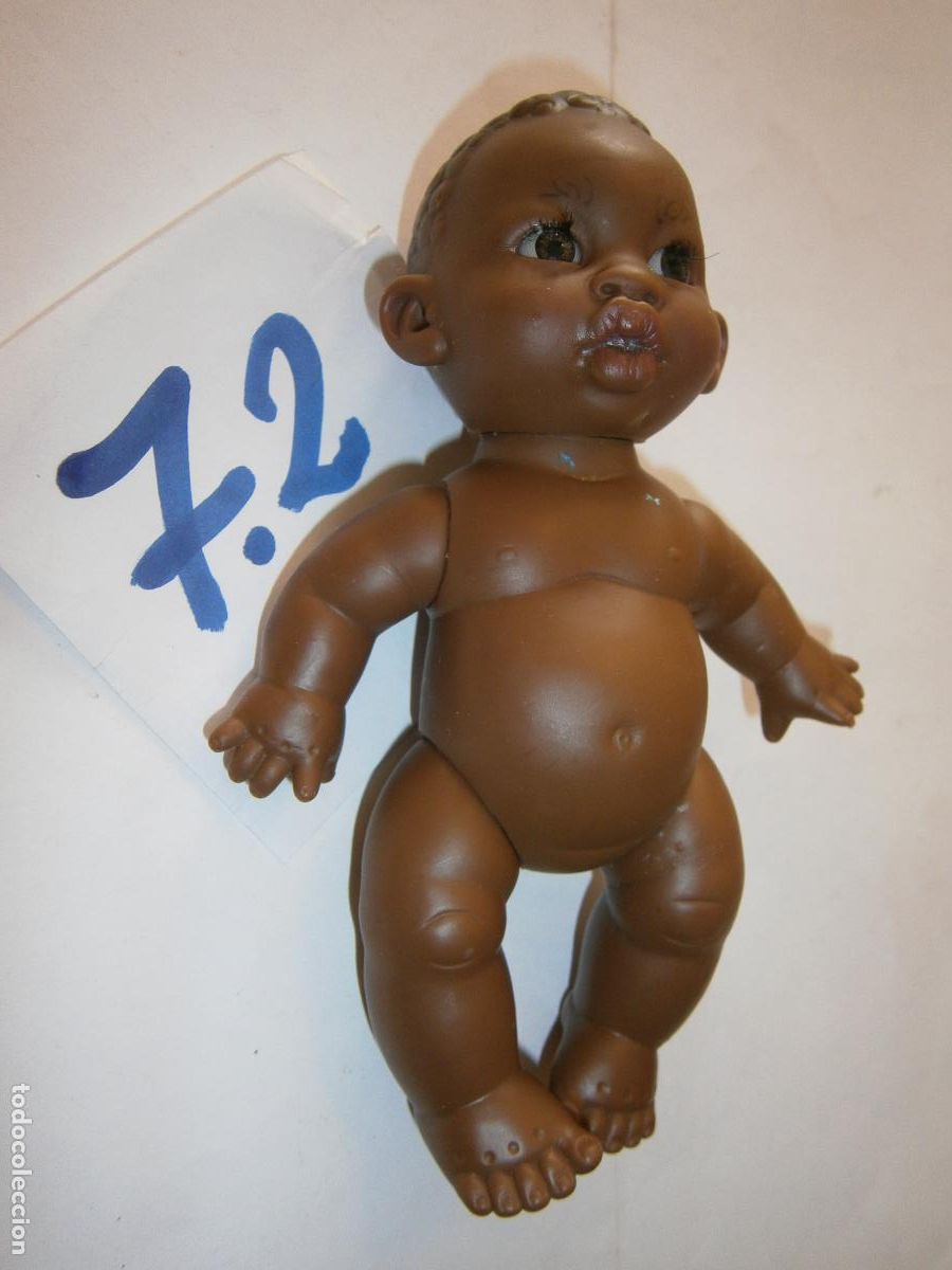Mu&ntilde;ecas espa&ntilde;olas modernas: BEBE NEGRITO TAMA&Ntilde;O MEDIO - Foto 1