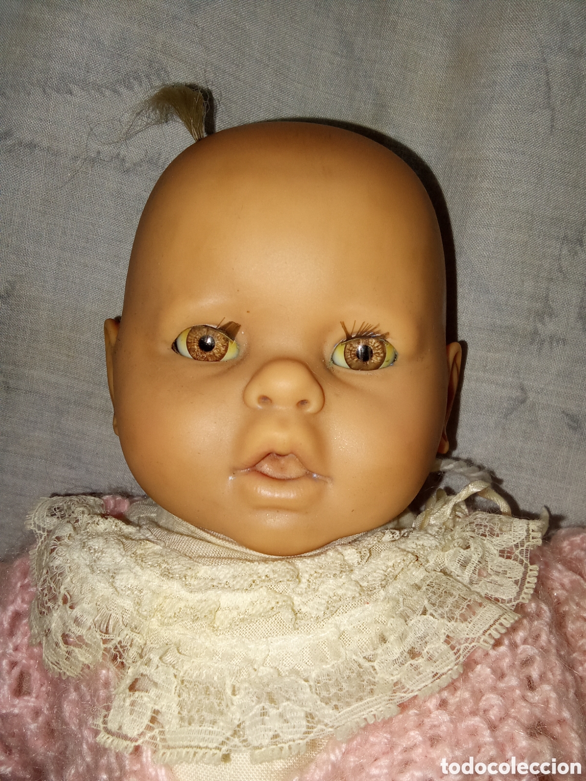 Mu&ntilde;ecas espa&ntilde;olas modernas: SIMP&Aacute;TICA MU&Ntilde;ECA B.B DE OJOS MARRONES A PILAS - Foto 2