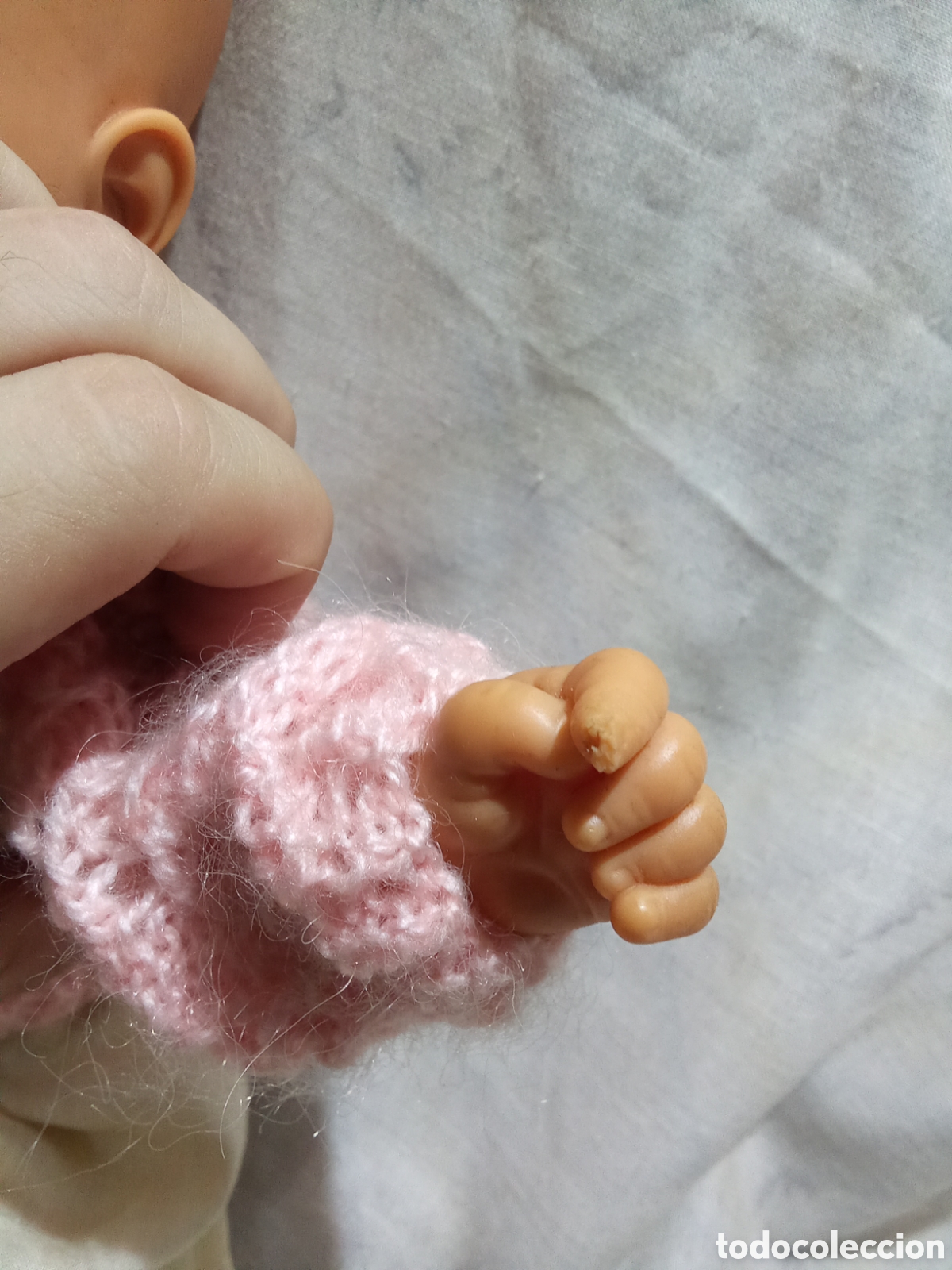 Mu&ntilde;ecas espa&ntilde;olas modernas: SIMP&Aacute;TICA MU&Ntilde;ECA B.B DE OJOS MARRONES A PILAS - Foto 4