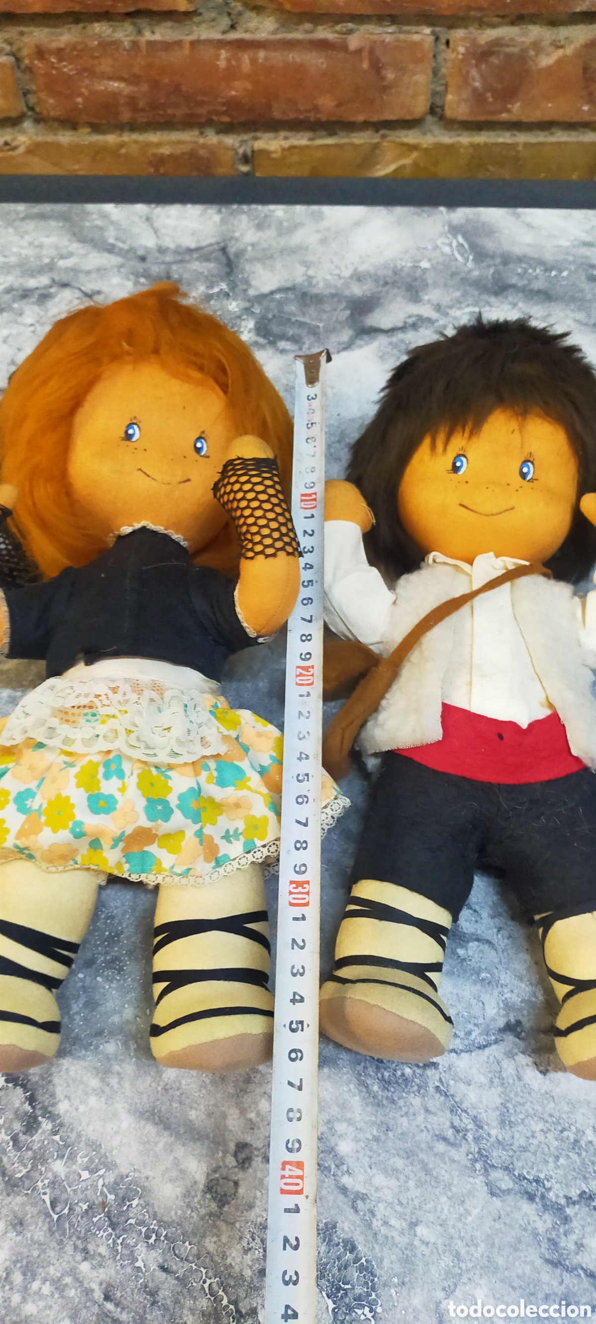 Mu&ntilde;ecas espa&ntilde;olas modernas: Dos mu&ntilde;ecos de trapo , catalanes - Foto 2