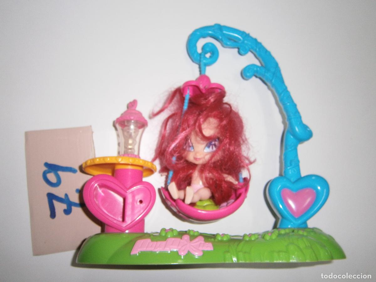 Mu&ntilde;ecas espa&ntilde;olas modernas: SET PEQUE&Ntilde;A MU&Ntilde;ECA EN COLUMPIO - Foto 1