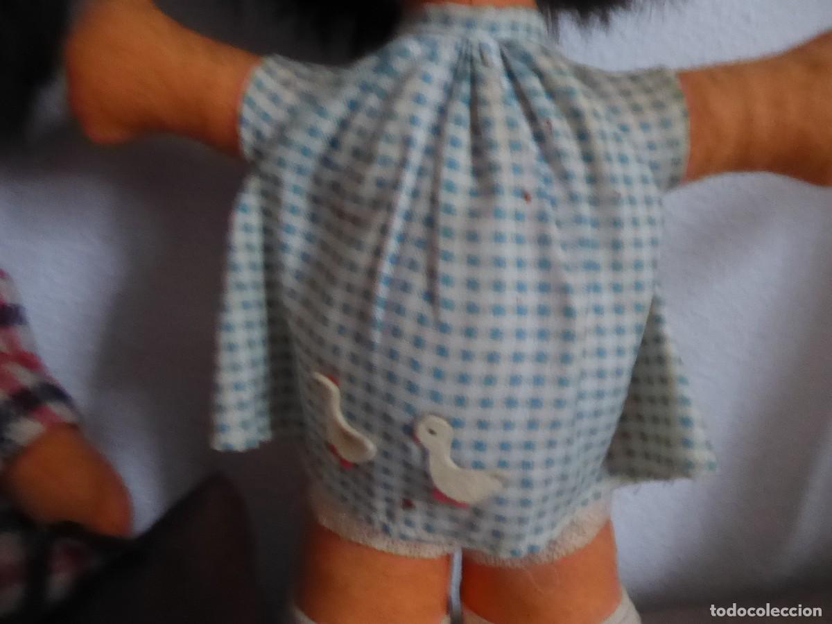 Mu&ntilde;ecas espa&ntilde;olas modernas: Pareja de mu&ntilde;ecos de fieltro - Foto 2