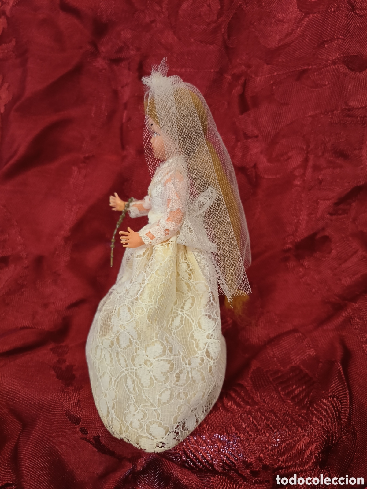 Mu&ntilde;ecas espa&ntilde;olas modernas: Mu&ntilde;eca celuloide vestida de comuni&oacute;n - Foto 2
