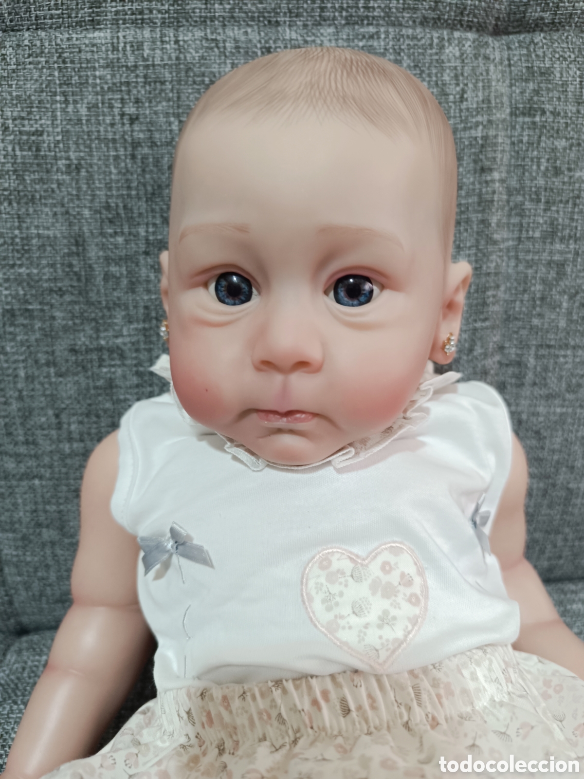 Mu&ntilde;ecas espa&ntilde;olas modernas: Bebe reborn silicona - Foto 2