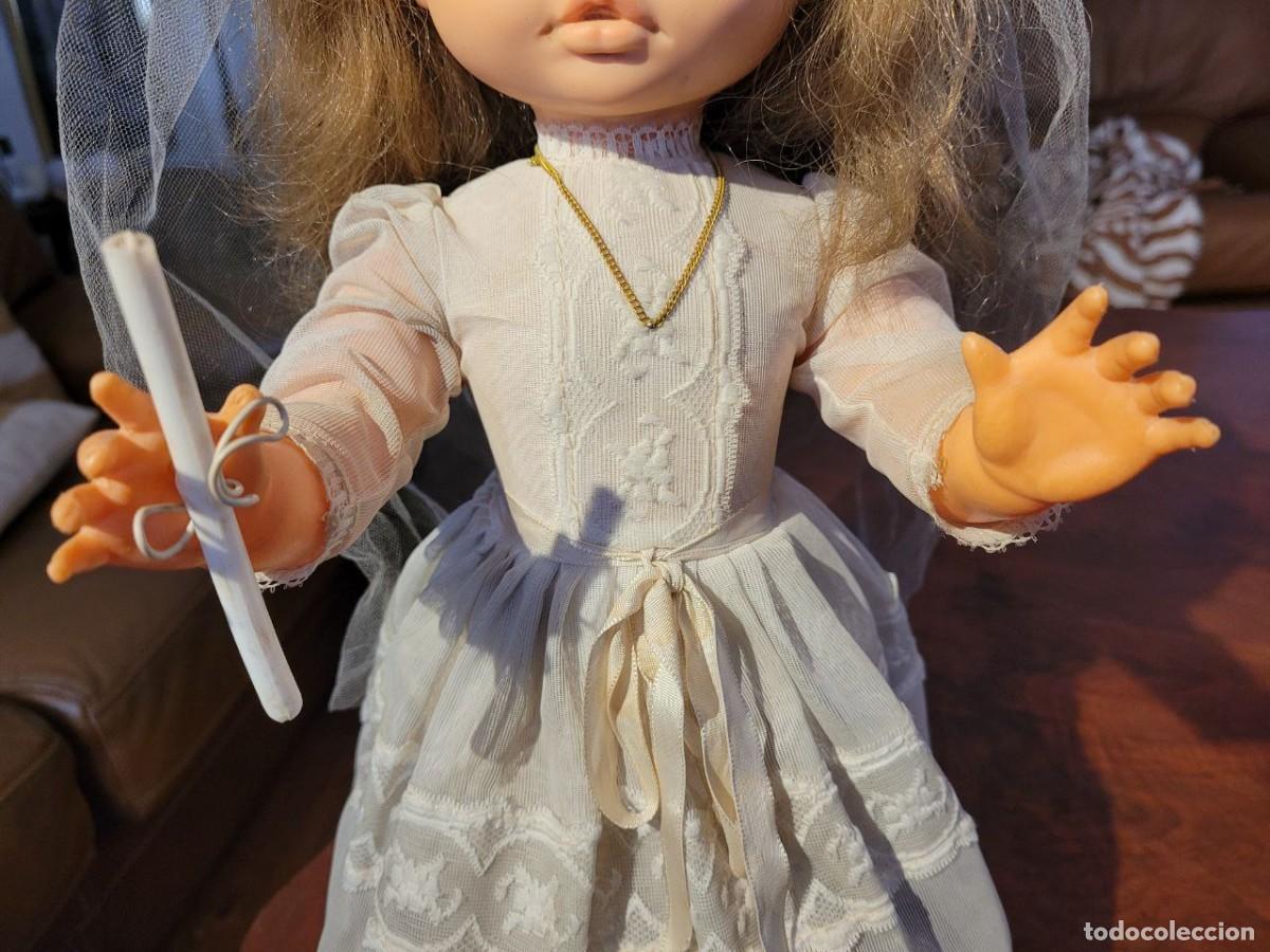 Mu&ntilde;ecas espa&ntilde;olas modernas: MU&Ntilde;ECA GESMAR DE COMUNION 44 CM, SIMILAR A NANCY - Foto 3