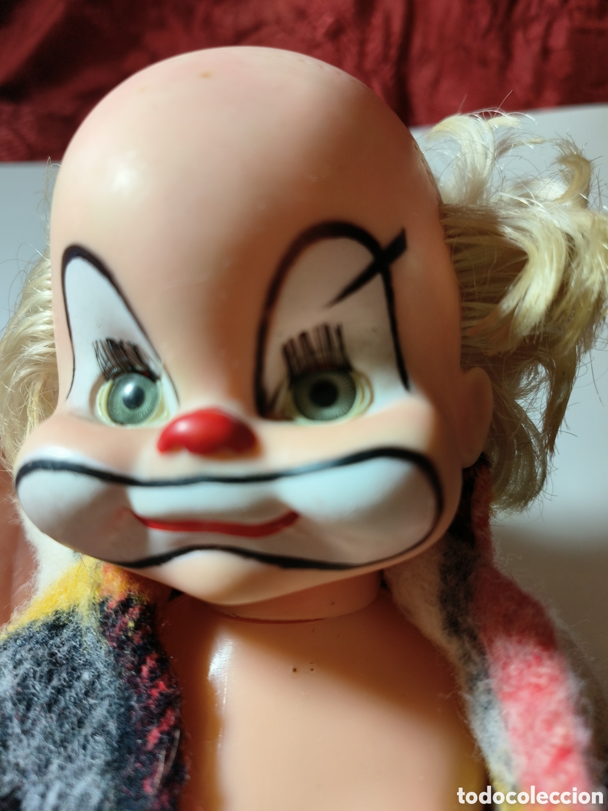 Mu&ntilde;ecas espa&ntilde;olas modernas: Mu&ntilde;eco payaso vintage - Foto 3