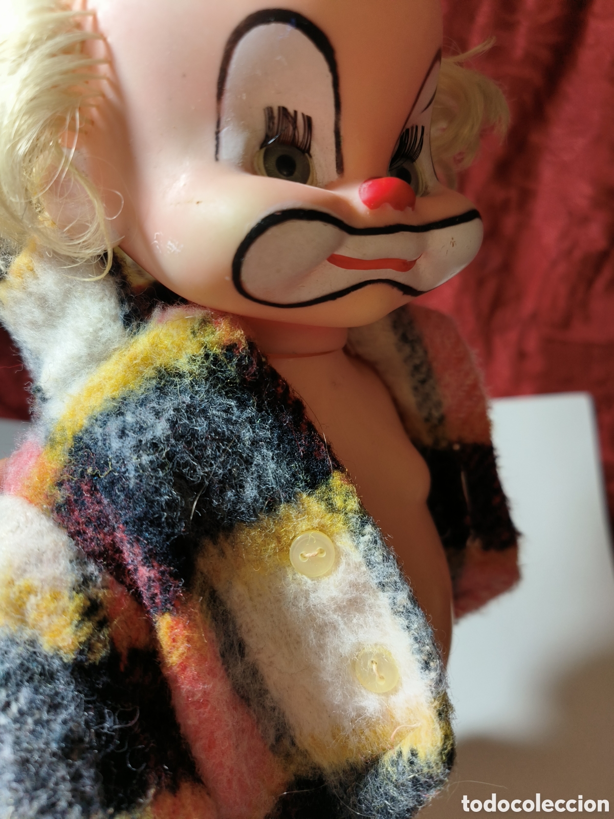 Mu&ntilde;ecas espa&ntilde;olas modernas: Mu&ntilde;eco payaso vintage - Foto 4