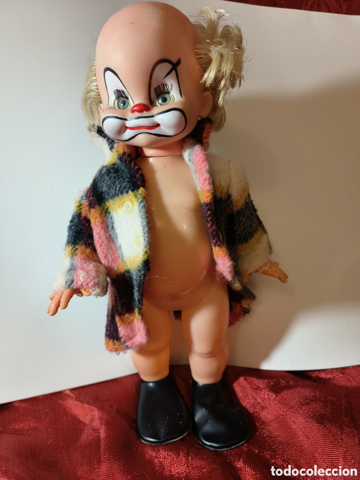 Mu&ntilde;ecas espa&ntilde;olas modernas: Mu&ntilde;eco payaso vintage - Foto 1