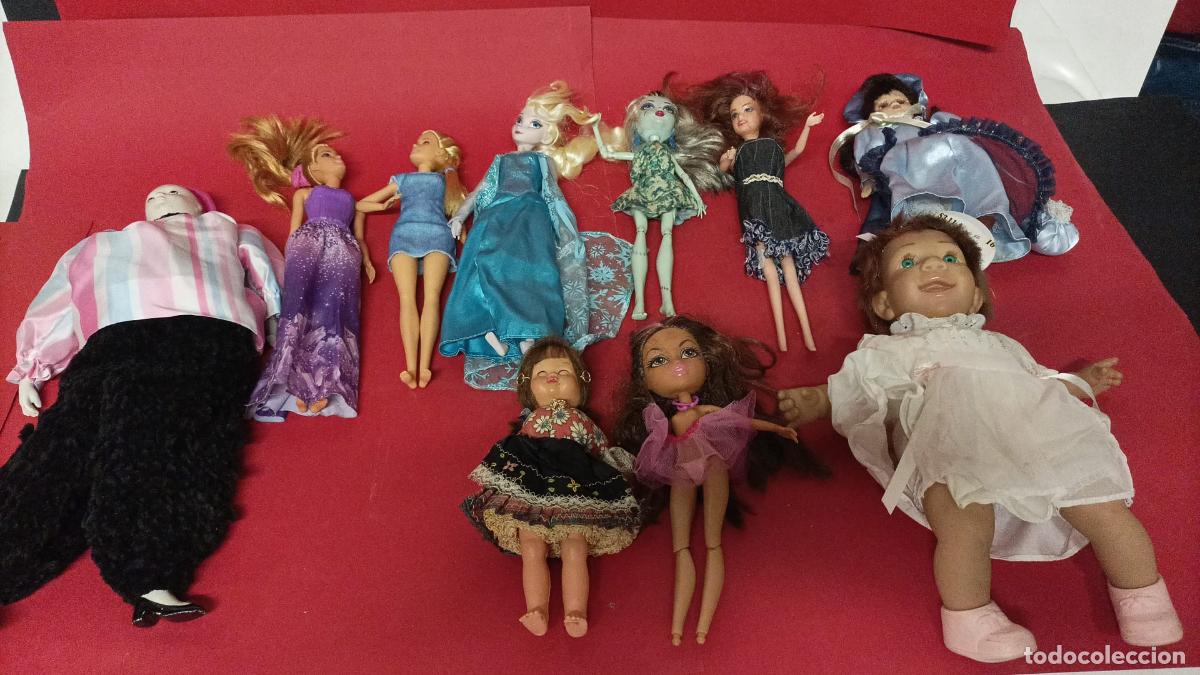 Mu&ntilde;ecas espa&ntilde;olas modernas: LOTE DE MU&Ntilde;ECAS Y DOS DE ELLAS SON EN PROCELANA - Foto 1