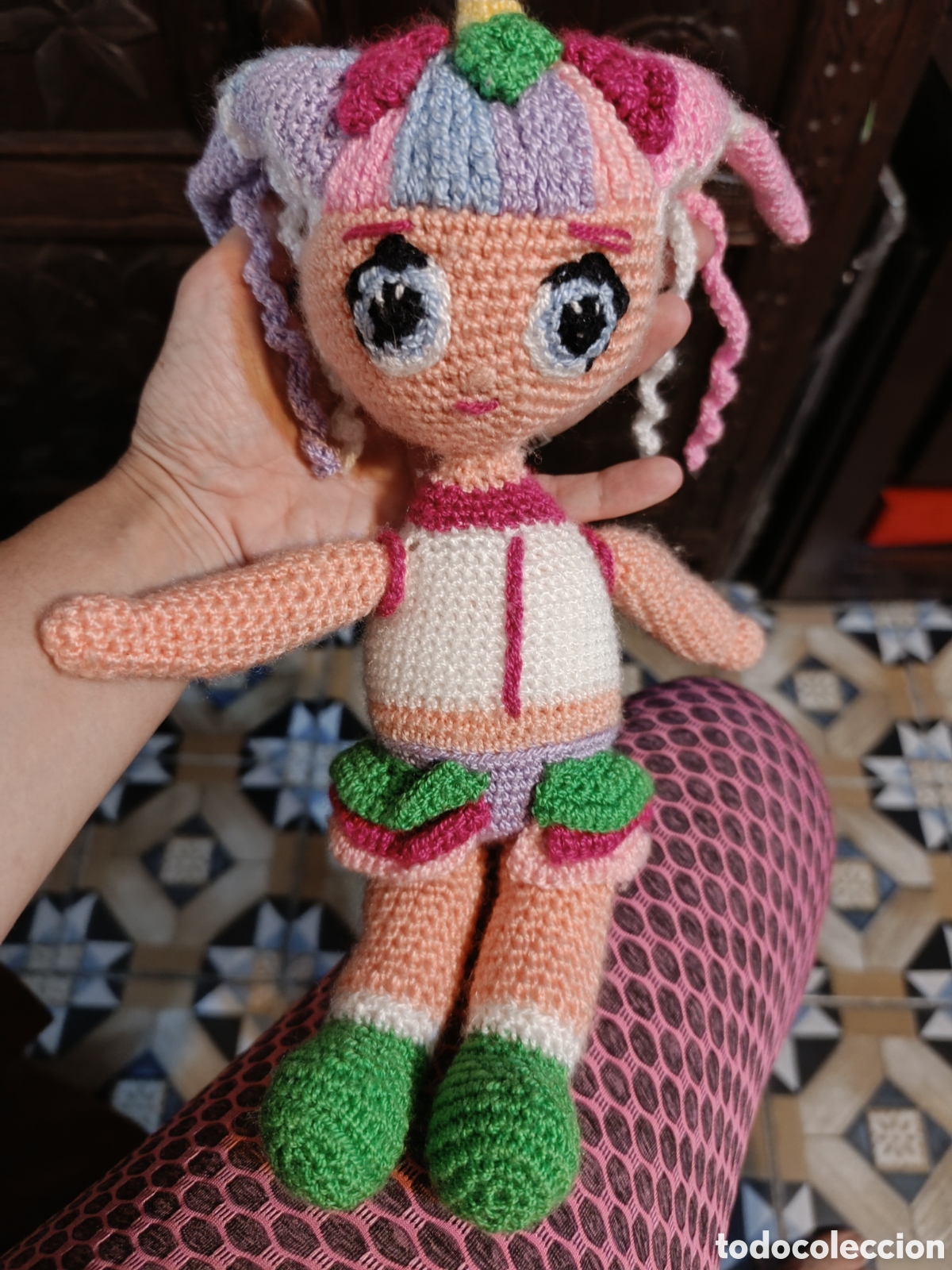 Mu&ntilde;ecas espa&ntilde;olas modernas: Mu&ntilde;eca hecha a mano lana - Foto 1