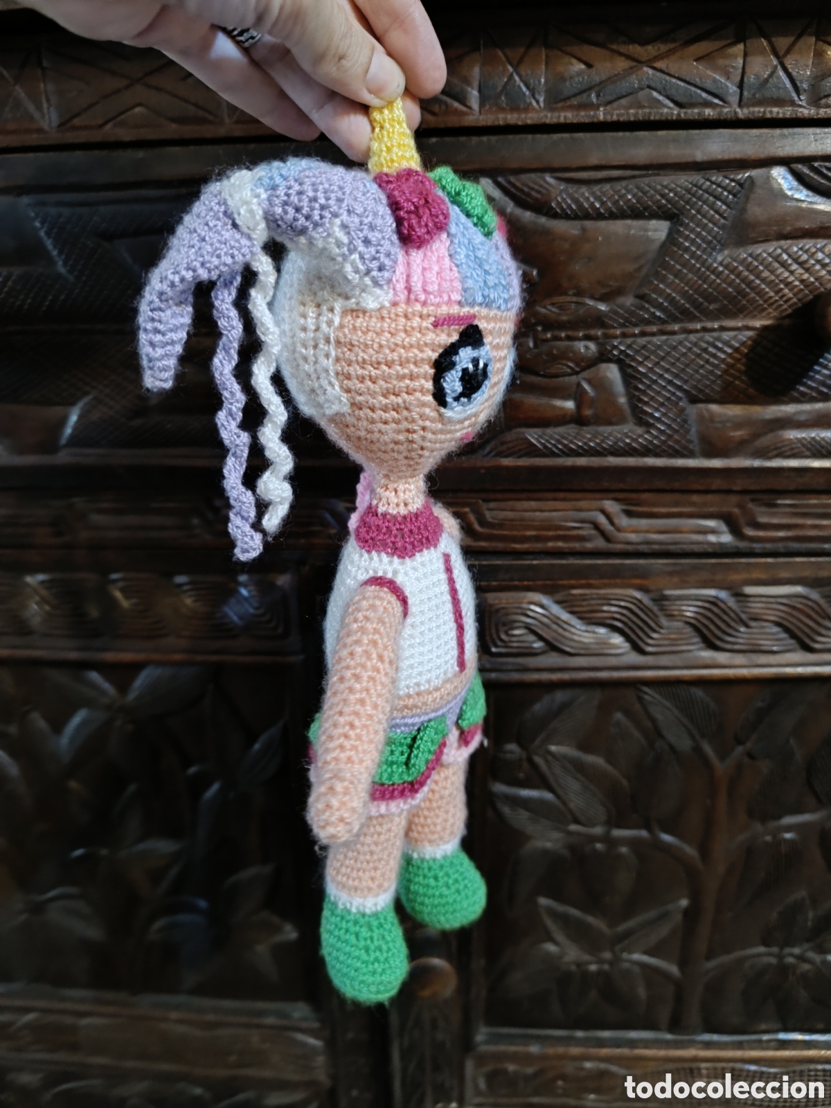 Mu&ntilde;ecas espa&ntilde;olas modernas: Mu&ntilde;eca hecha a mano lana - Foto 3