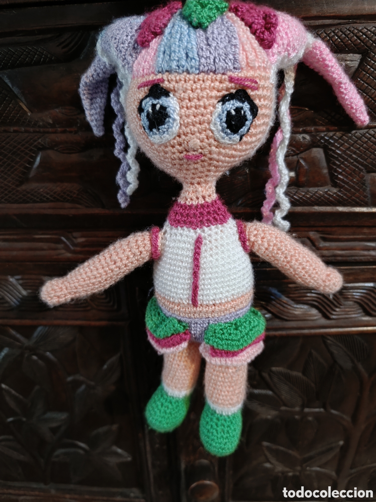 Mu&ntilde;ecas espa&ntilde;olas modernas: Mu&ntilde;eca hecha a mano lana - Foto 4