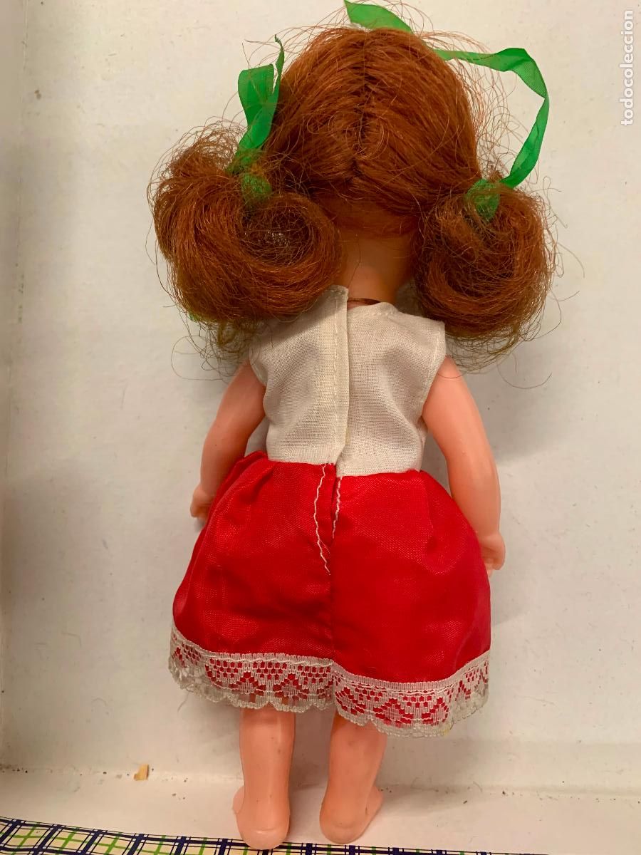 Mu&ntilde;ecas espa&ntilde;olas modernas: Antigua mu&ntilde;eca con coletas. 19cms. - Foto 2