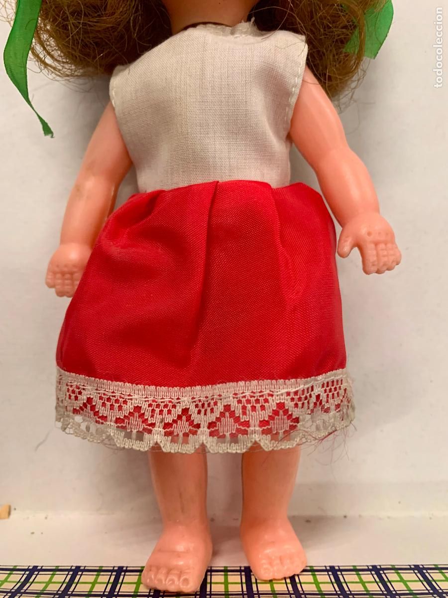 Mu&ntilde;ecas espa&ntilde;olas modernas: Antigua mu&ntilde;eca con coletas. 19cms. - Foto 4