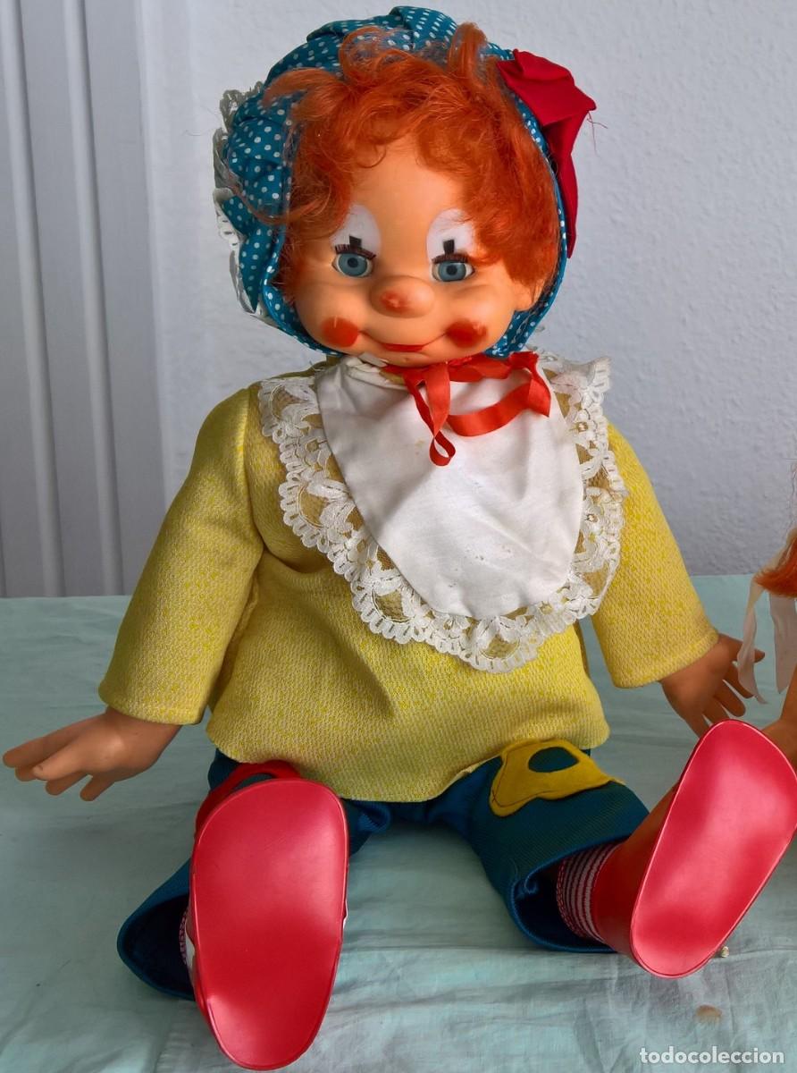 Muñecas españolas modernas: Payaso de BB Pitirolo..unos 50 ctms..payaso,España,muñeca,muñeco.BB