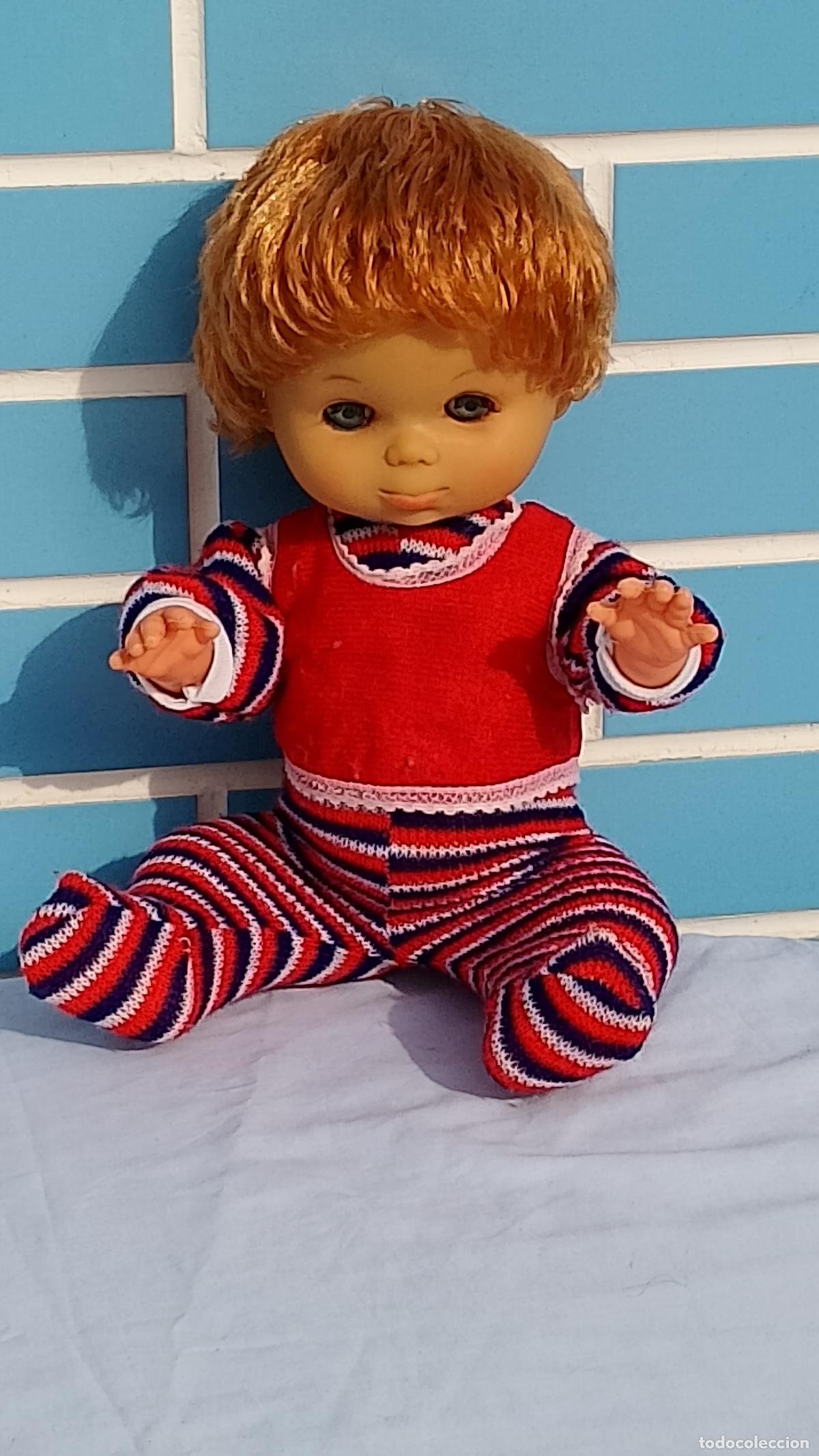 Mu&ntilde;ecas Espa&ntilde;olas Modernas: Antiguo mu&ntilde;eco beb&eacute; pelirrojo