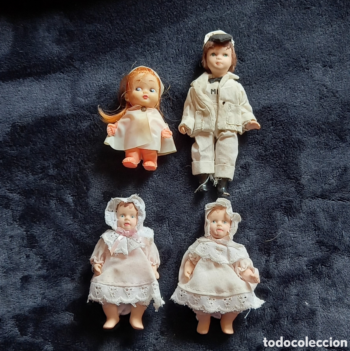 Modern Spanish Dolls: LOTE MU&Ntilde;ECAS DE CERAMICA Y UNA TIPO TIN TAN DE PL&Aacute;STICO, IDEAL PARA CASA DE MU&Ntilde;ECAS