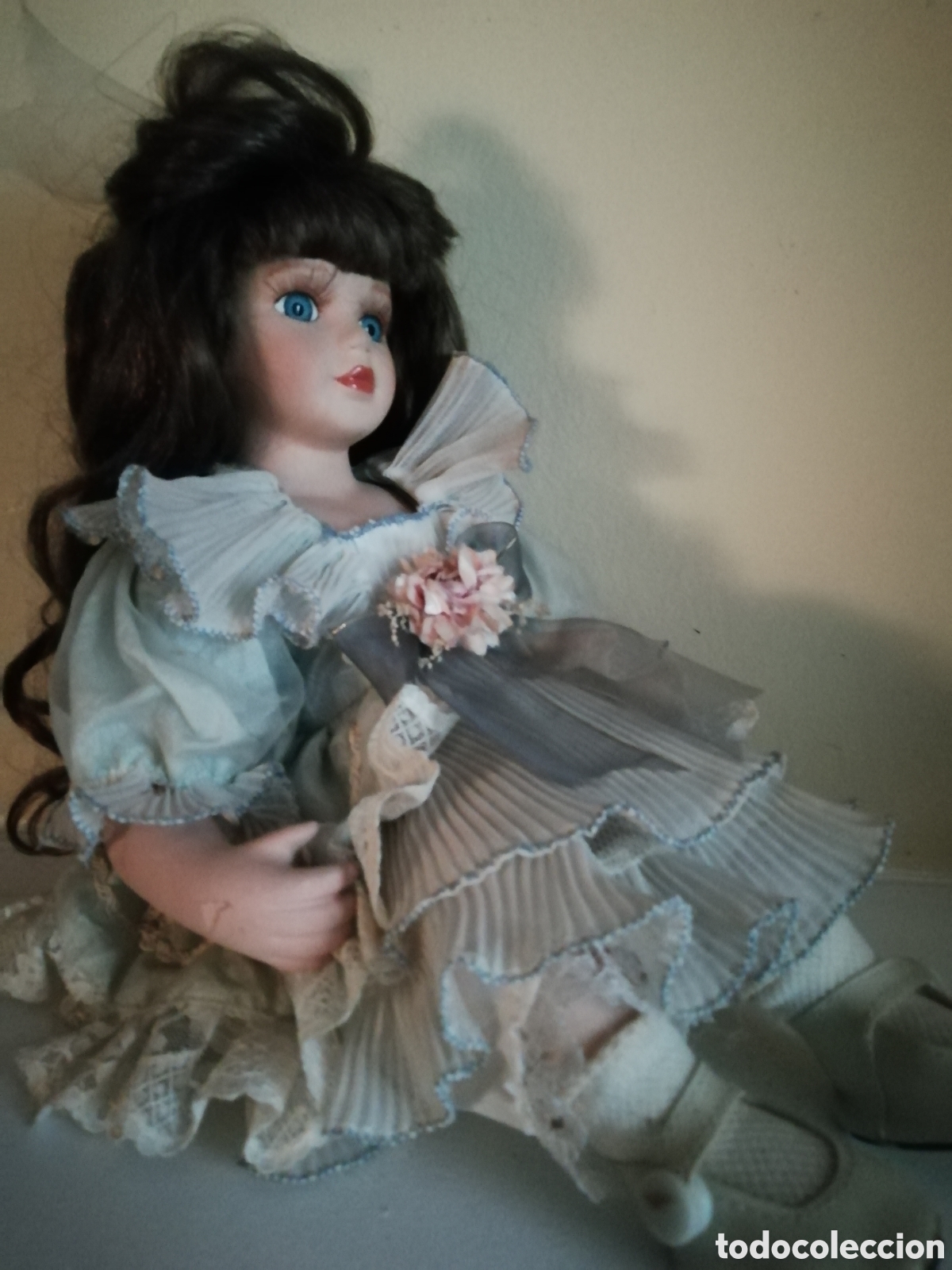 Mu&ntilde;ecas espa&ntilde;olas modernas: MU&Ntilde;ECA ANTIGUA VESTIDA DE EPOCA - Foto 2