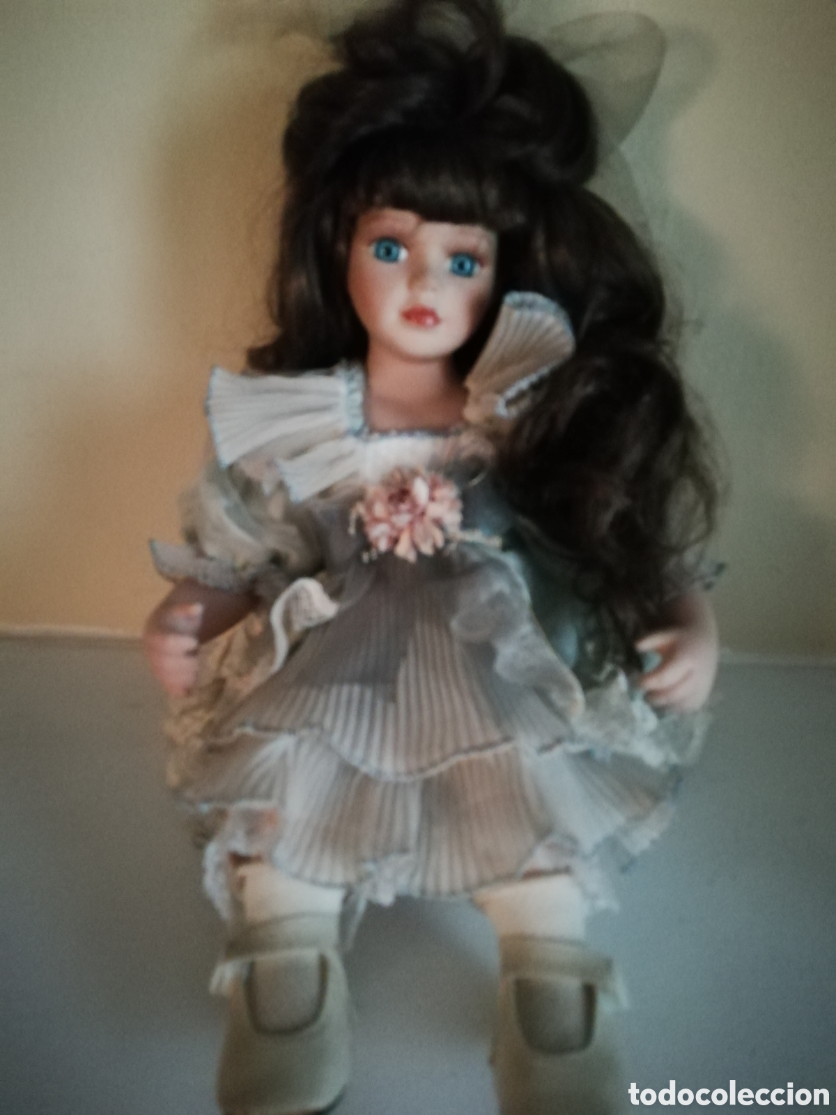 Mu&ntilde;ecas espa&ntilde;olas modernas: MU&Ntilde;ECA ANTIGUA VESTIDA DE EPOCA - Foto 1
