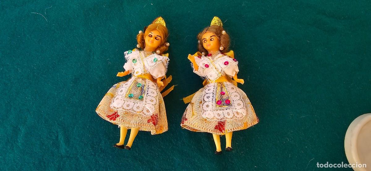 Mu&ntilde;ecas espa&ntilde;olas modernas: 2 MU&Ntilde;ECAS TRAJE FALLERA VALENCIA - Foto 1