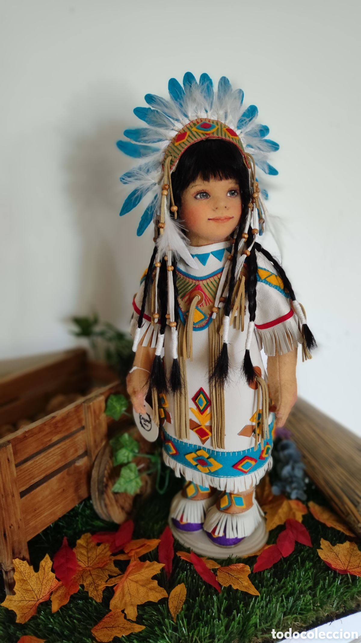 Mu&ntilde;ecas espa&ntilde;olas modernas: Mu&ntilde;eca de fieltro 44 cm - Foto 3