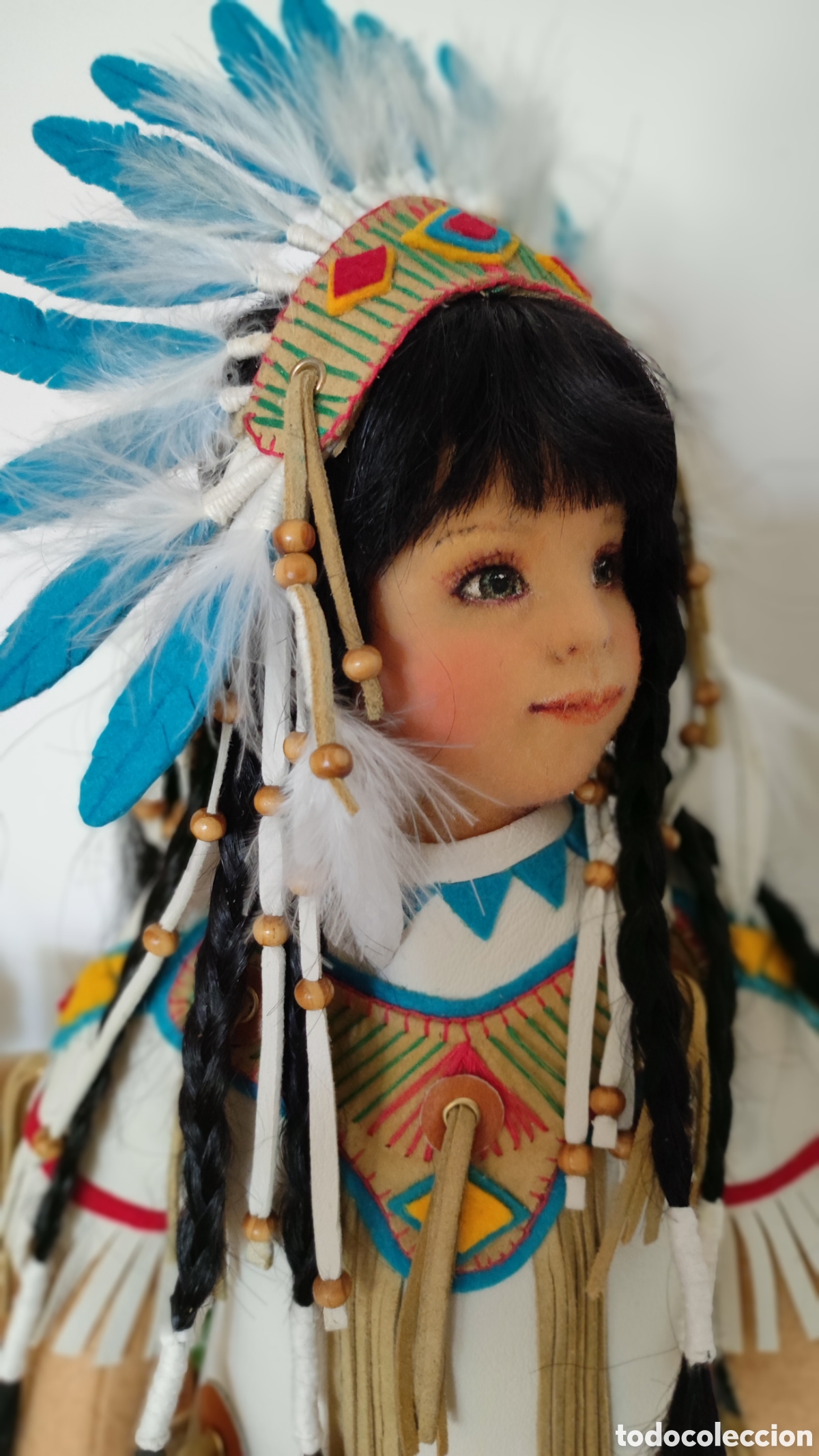 Mu&ntilde;ecas espa&ntilde;olas modernas: Mu&ntilde;eca de fieltro 44 cm - Foto 4