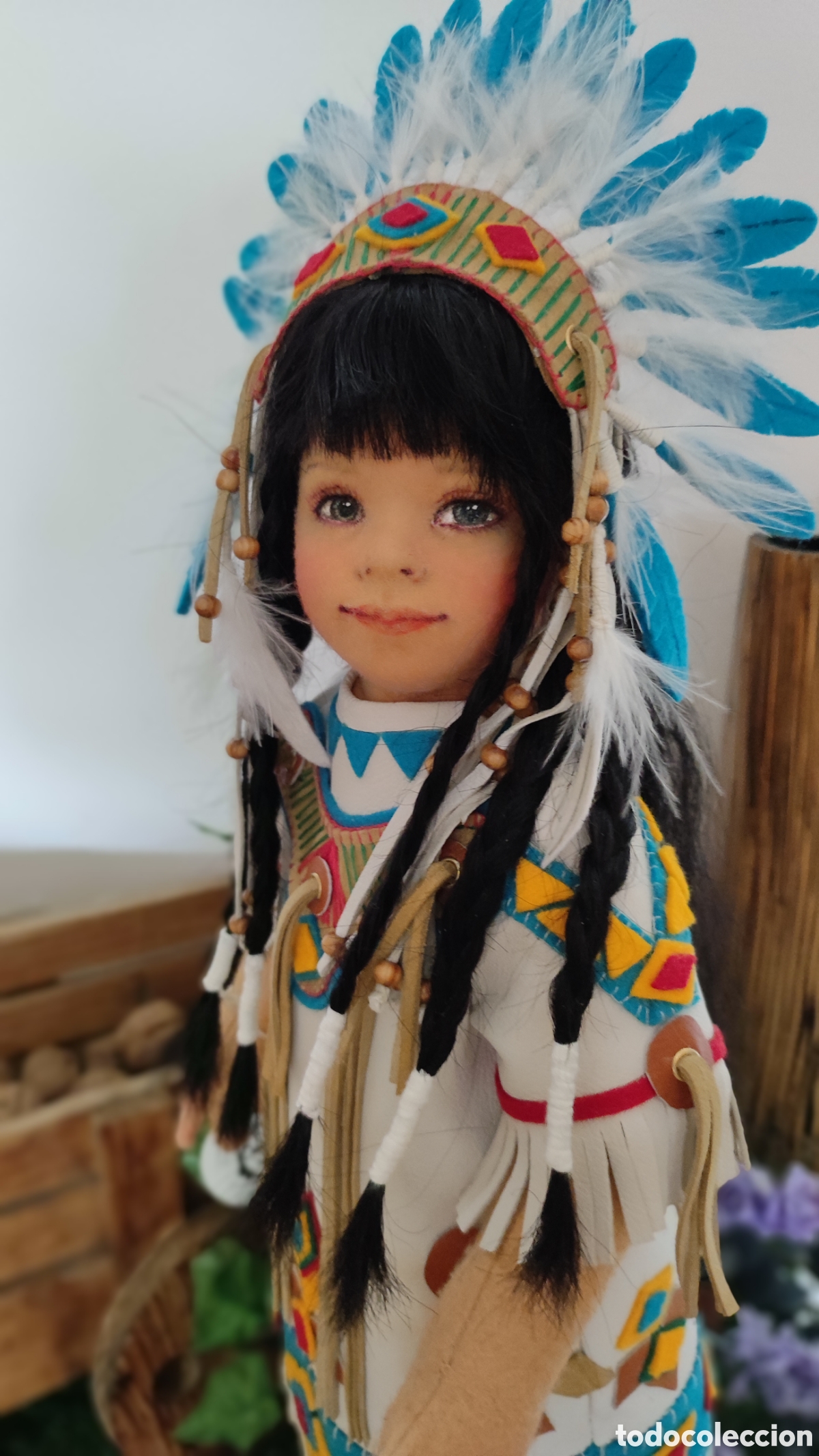 Mu&ntilde;ecas espa&ntilde;olas modernas: Mu&ntilde;eca de fieltro 44 cm - Foto 8