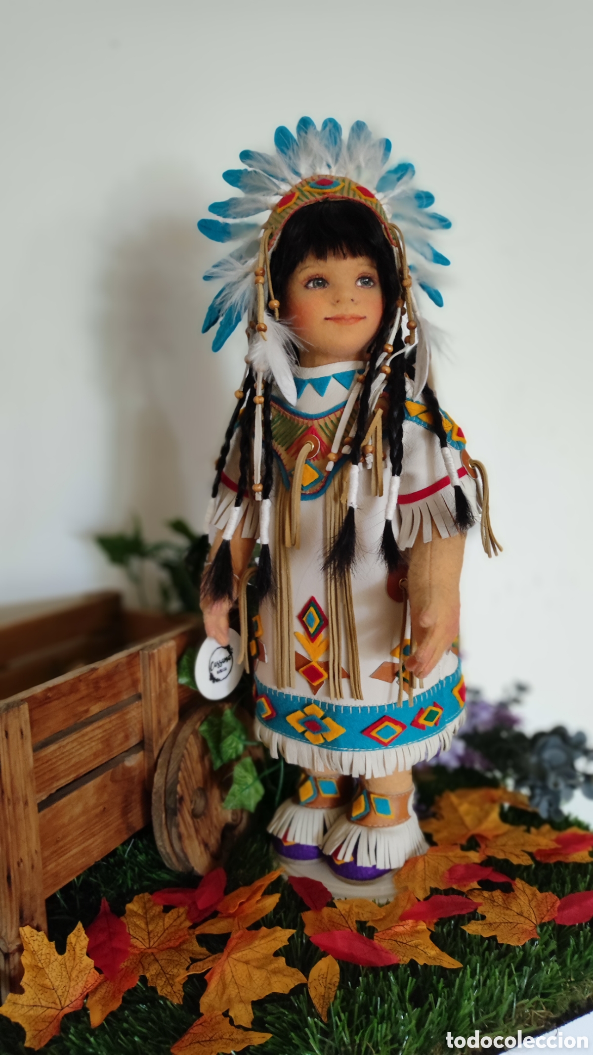 Mu&ntilde;ecas espa&ntilde;olas modernas: Mu&ntilde;eca de fieltro 44 cm - Foto 9