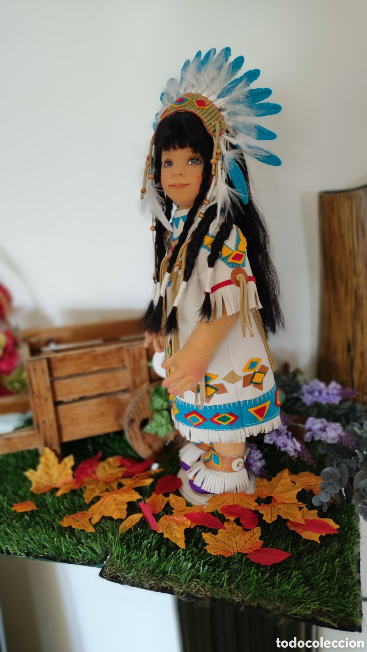 Mu&ntilde;ecas espa&ntilde;olas modernas: Mu&ntilde;eca de fieltro 44 cm - Foto 10