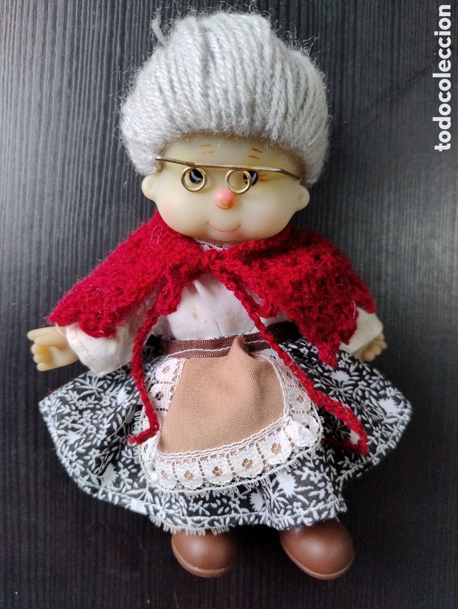 Mu&ntilde;ecas espa&ntilde;olas modernas: Mu&ntilde;eca abuelita de popines de Joy - Foto 1
