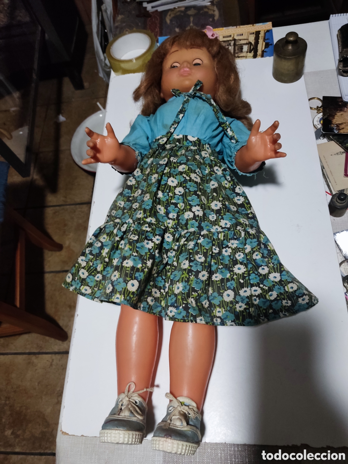 Mu&ntilde;ecas espa&ntilde;olas modernas: Mu&ntilde;eca de pl&aacute;stico Domene - Foto 1