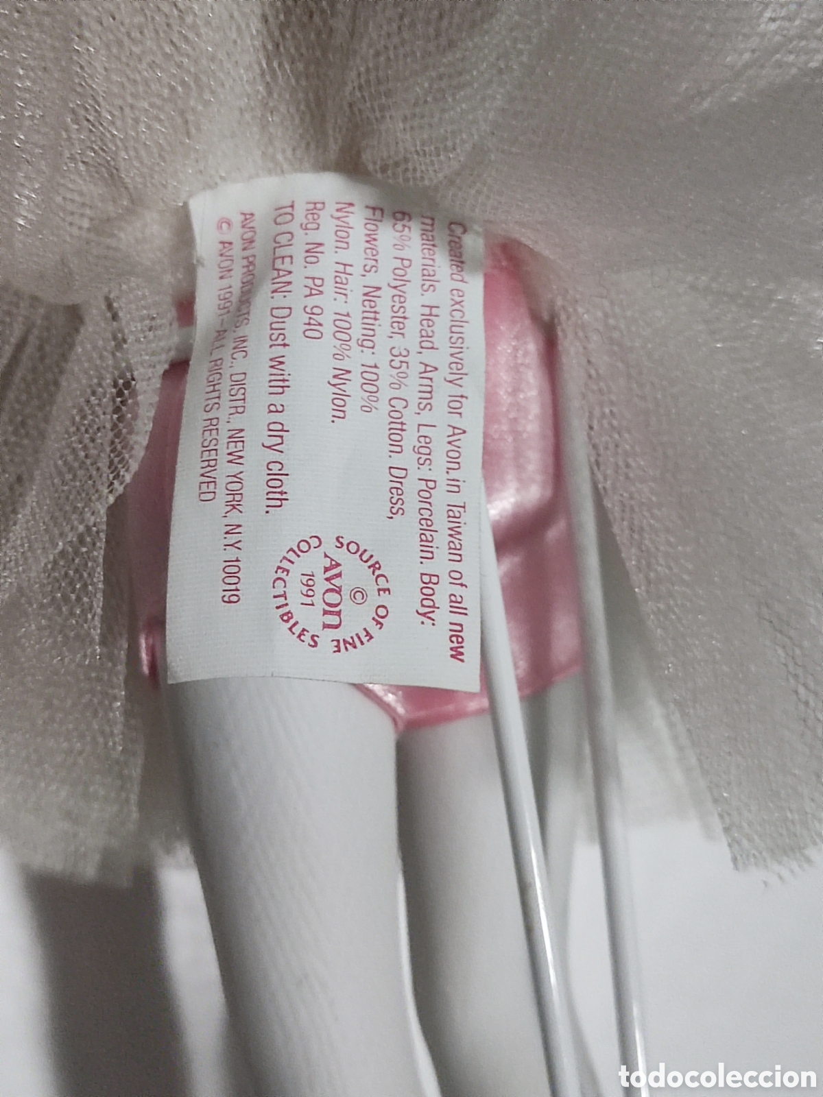 Mu&ntilde;ecas espa&ntilde;olas modernas: Mu&ntilde;eca de porcelana Avon 1991 - Foto 6