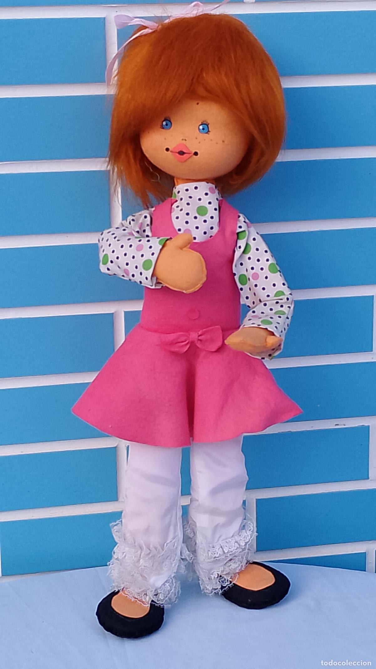 Mu&ntilde;ecas Espa&ntilde;olas Modernas: Antigua mu&ntilde;eca de fieltro como nueva