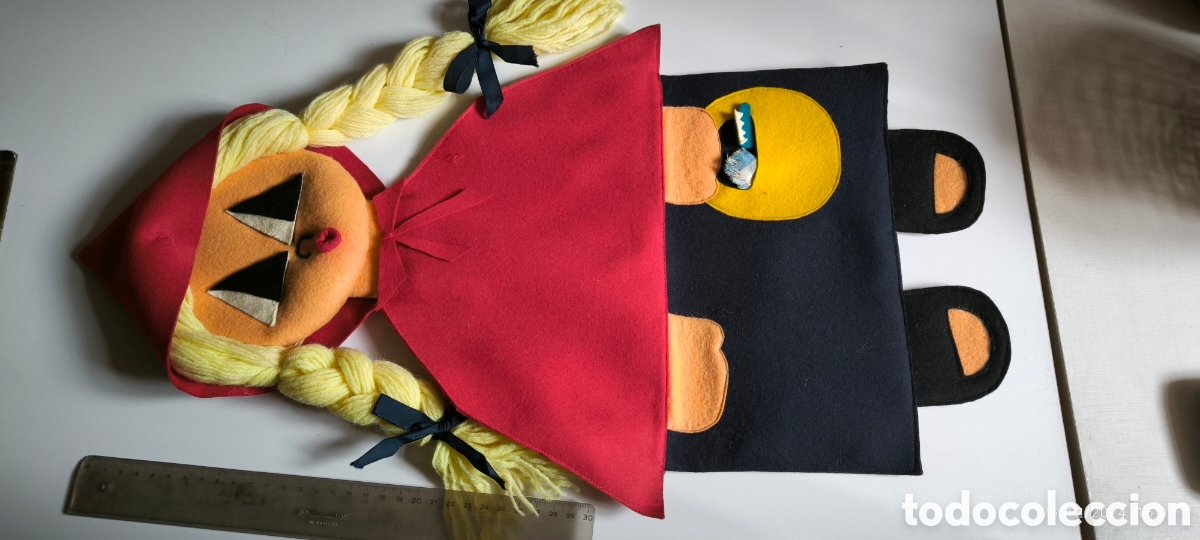Mu&ntilde;ecas espa&ntilde;olas modernas: Caperucita roja de fieltro. - Foto 2