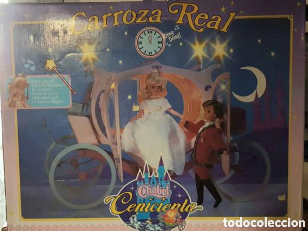 Mu&ntilde;ecas espa&ntilde;olas modernas: CARROZA CHABEL CENICIENTA Y 2 MU&Ntilde;ECAS CENICIENTA Y PRINCESA - Foto 4