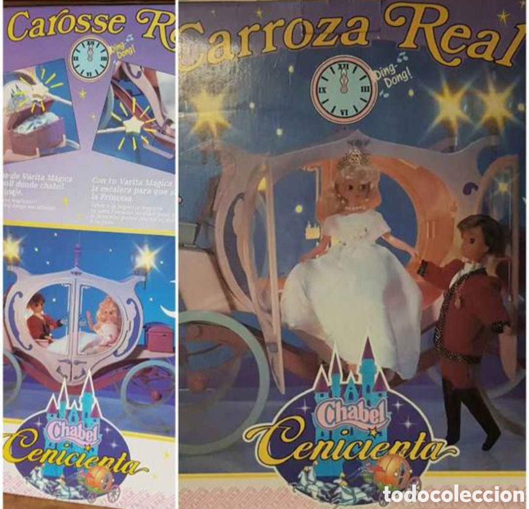 Mu&ntilde;ecas espa&ntilde;olas modernas: CARROZA CHABEL CENICIENTA Y 2 MU&Ntilde;ECAS CENICIENTA Y PRINCESA - Foto 6